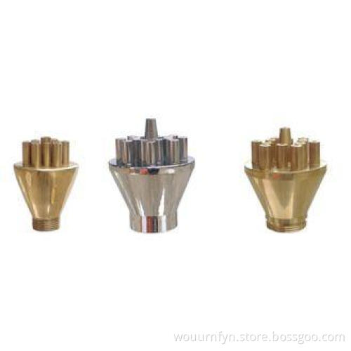 Brass Concentration Water Fountain Nozzles